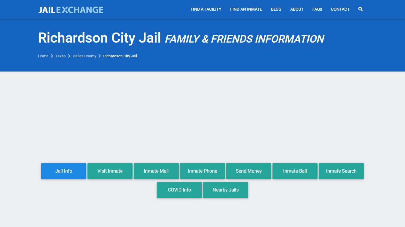 Richardson City Jail Visitation | Mail | Phone ...